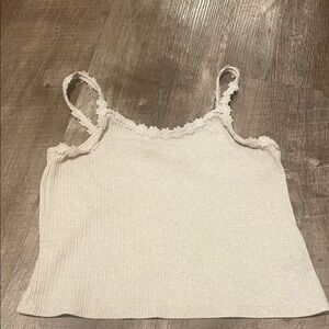 Old Navy Women's Cream Floral Lace Cami